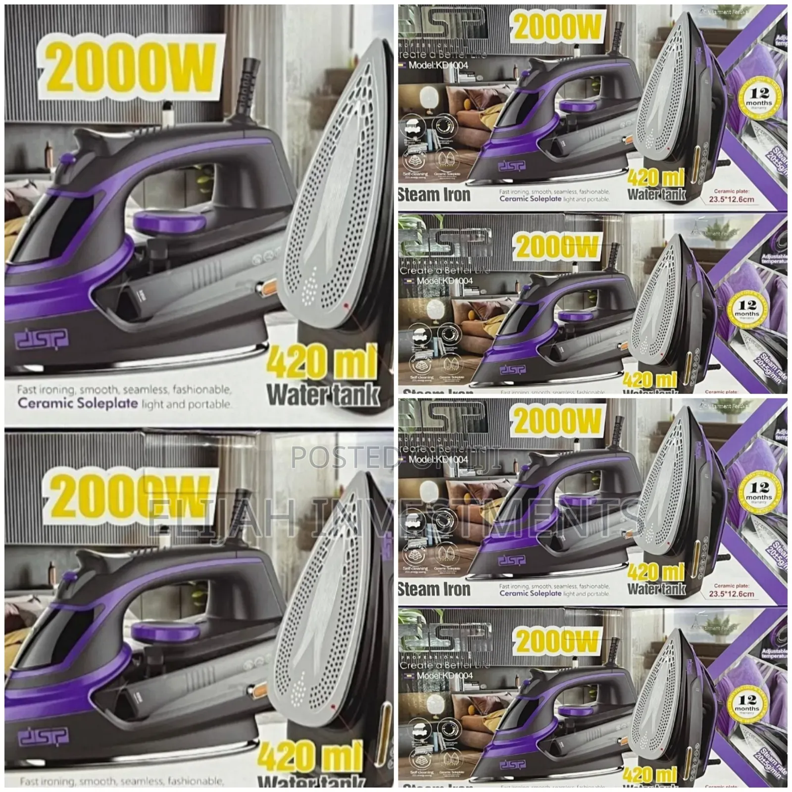 Durabel DSP Quality Steam Iron