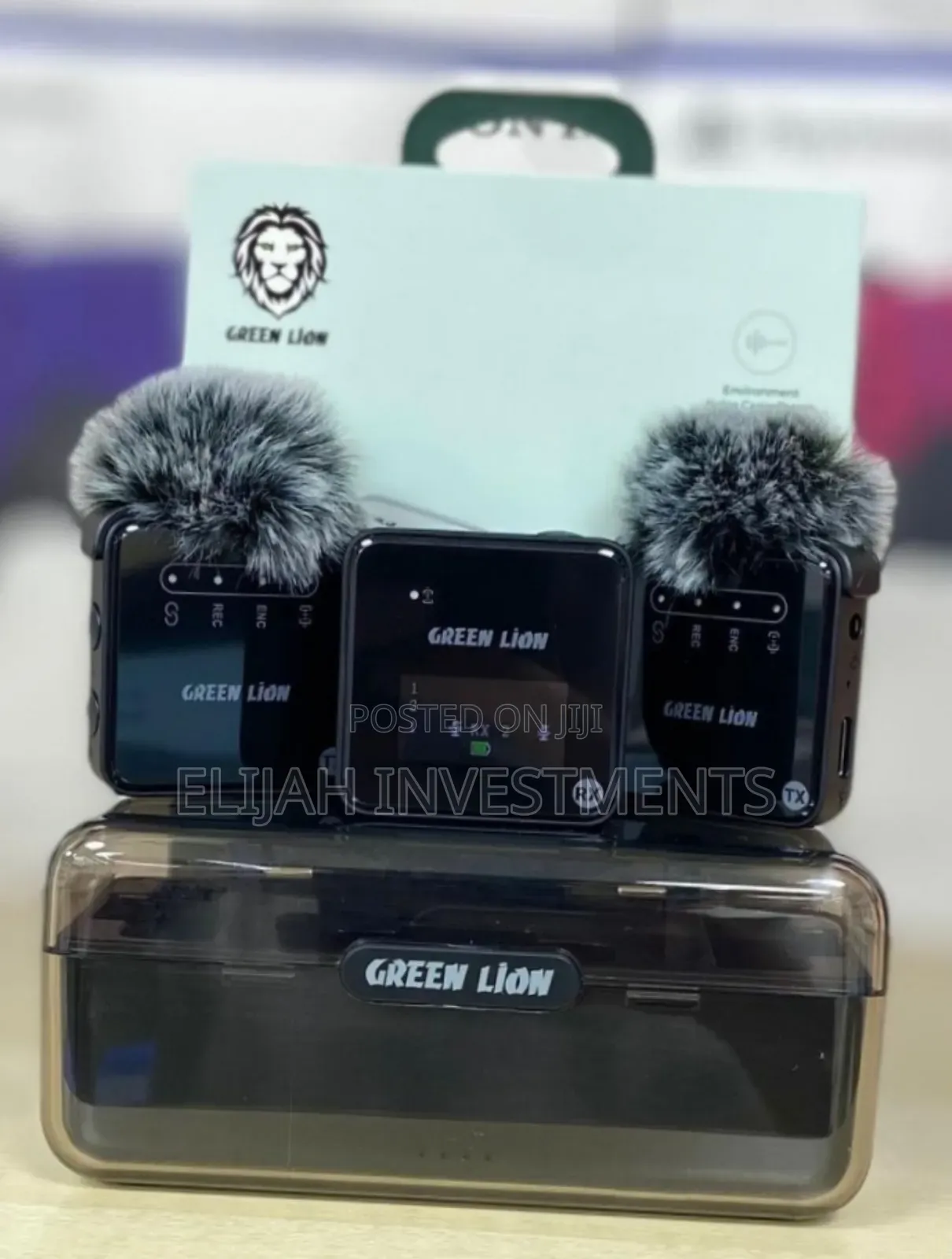 High Quality Green Lion Wireless Microphone