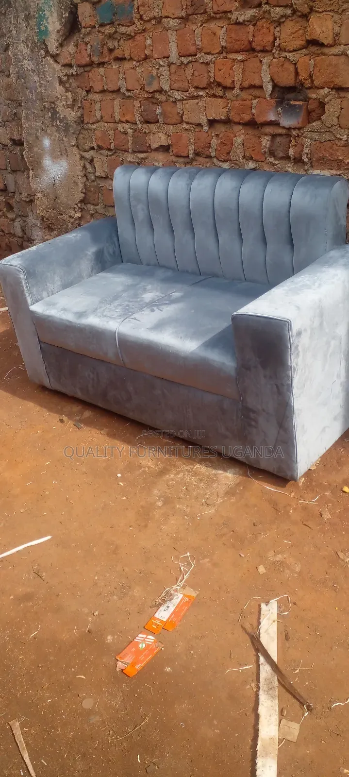 Morderised 2 Seater Sofa Seat in Gray Colour Available