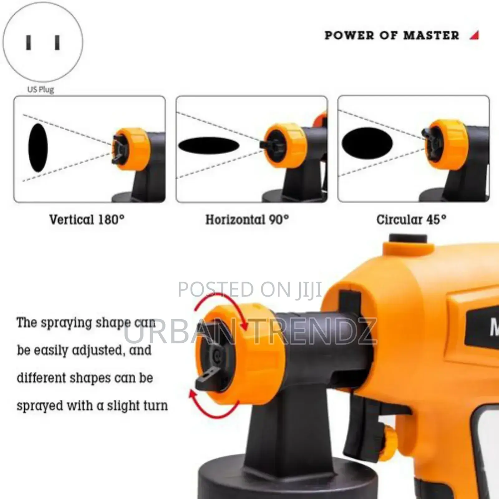 Paint Sprayer, 550W High Power HVLP Spray G-un, Easy To Use.