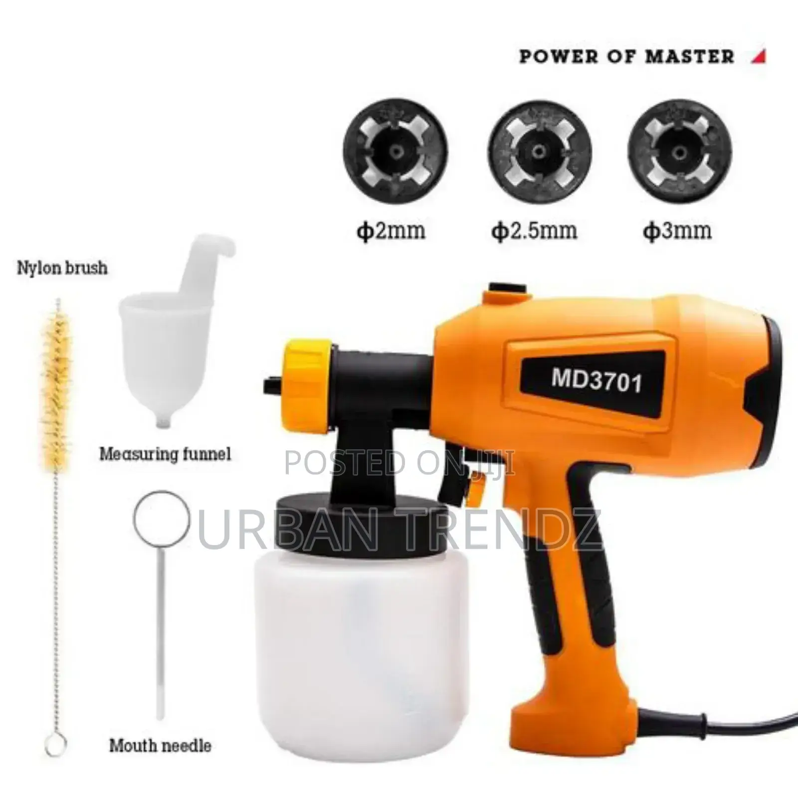 Paint Sprayer, 550W High Power HVLP Spray G-un, Easy To Use.