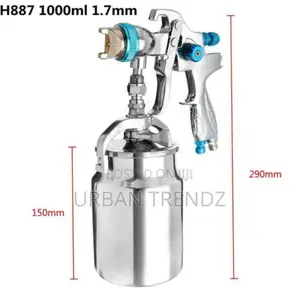 H887 1000ml 1.7mmprofessional Air Compressor Paint Spray Gun