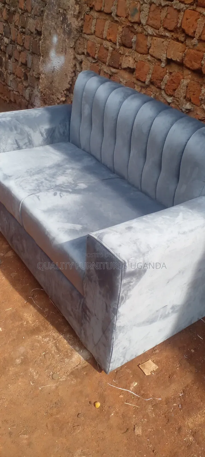 2 Sitter Sofa Couch in Gray Colour Available