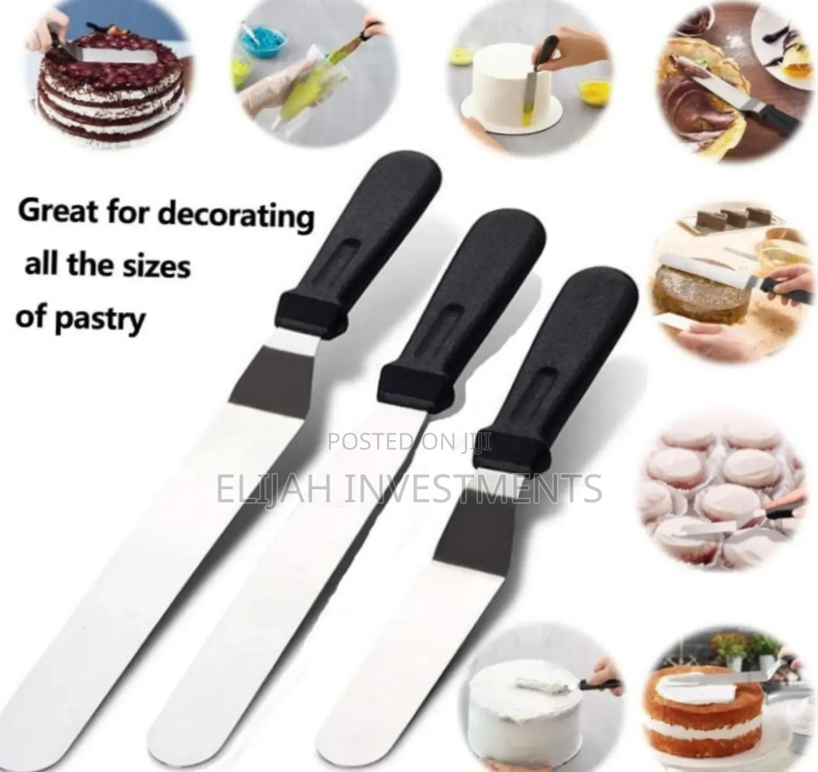 Unique Cake 3pcs Decorators and Slicers