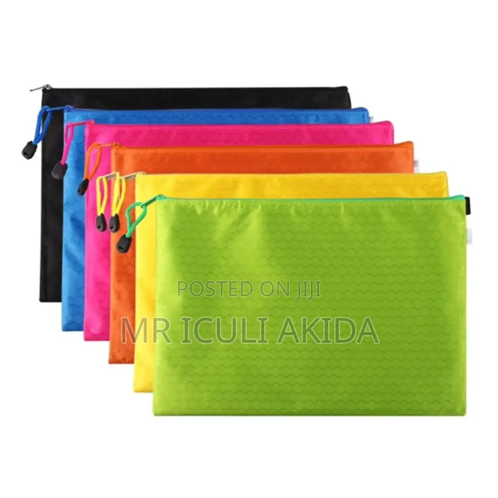 20x30cm Portable A4 Waterproof Zipper Document File Folder