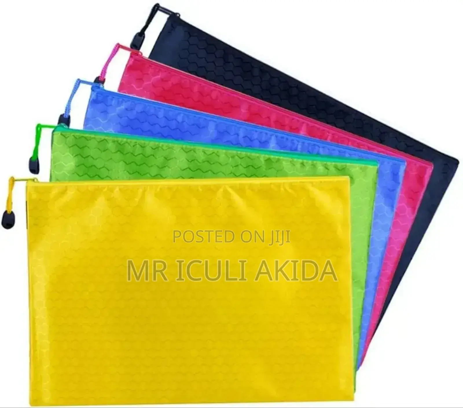 20x30cm Portable A4 Waterproof Zipper Document File Folder