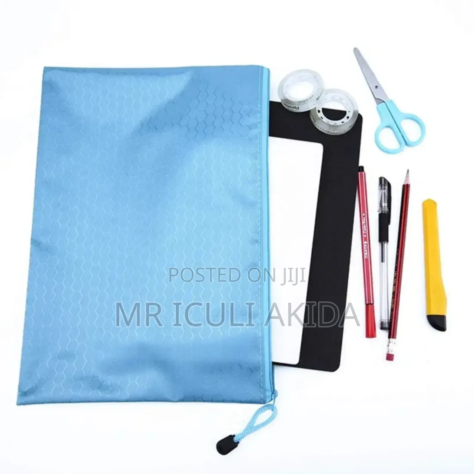 20x30cm Portable A4 Waterproof Zipper Document File Folder