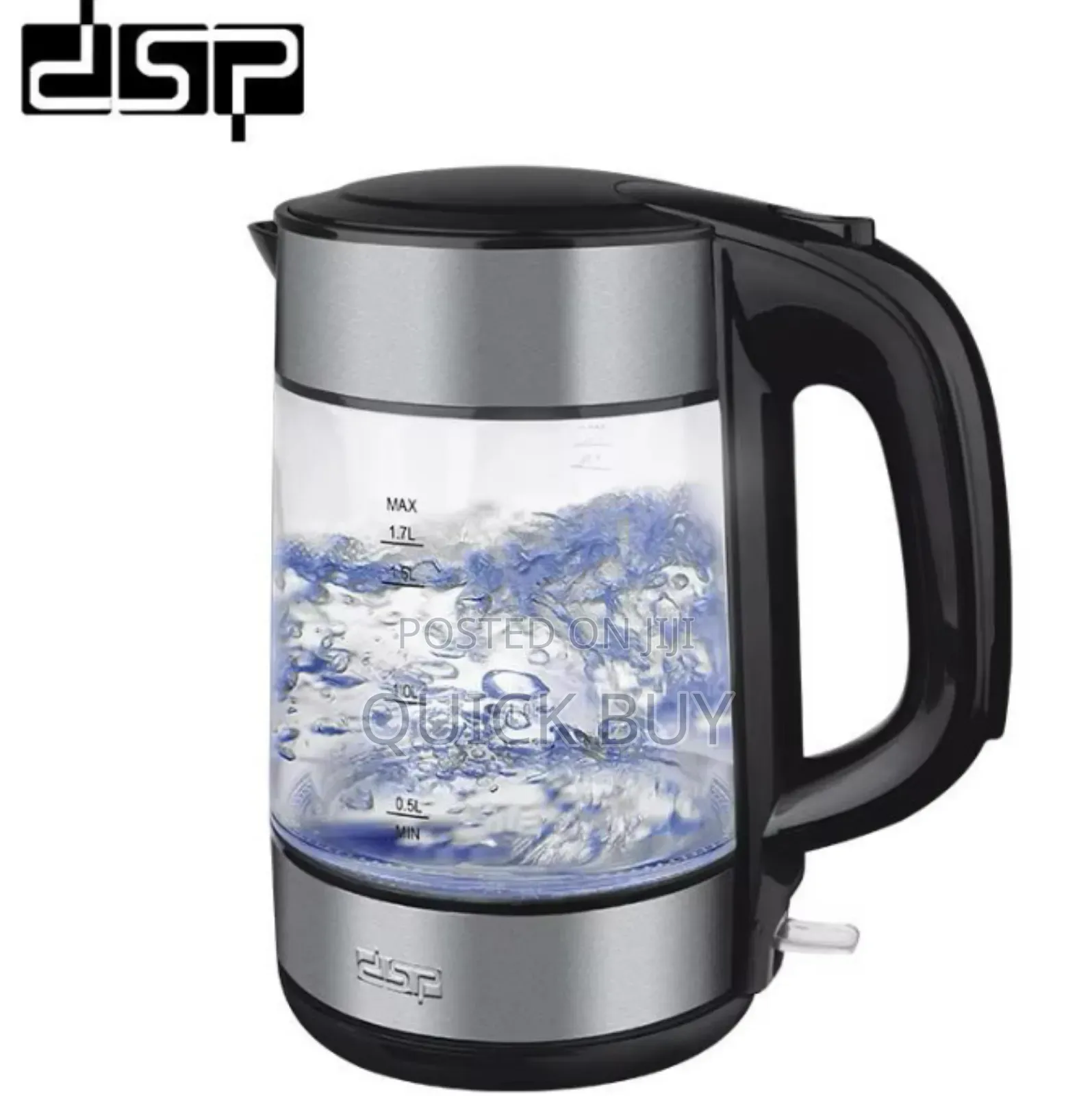 Original Quality DSP 1.7L Glass Electric Kettle