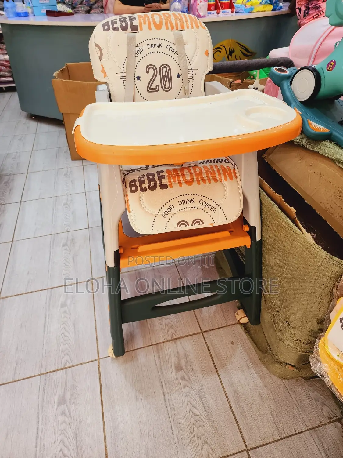 3 in 1 Convertible Baby Feeding Chair With Wheels