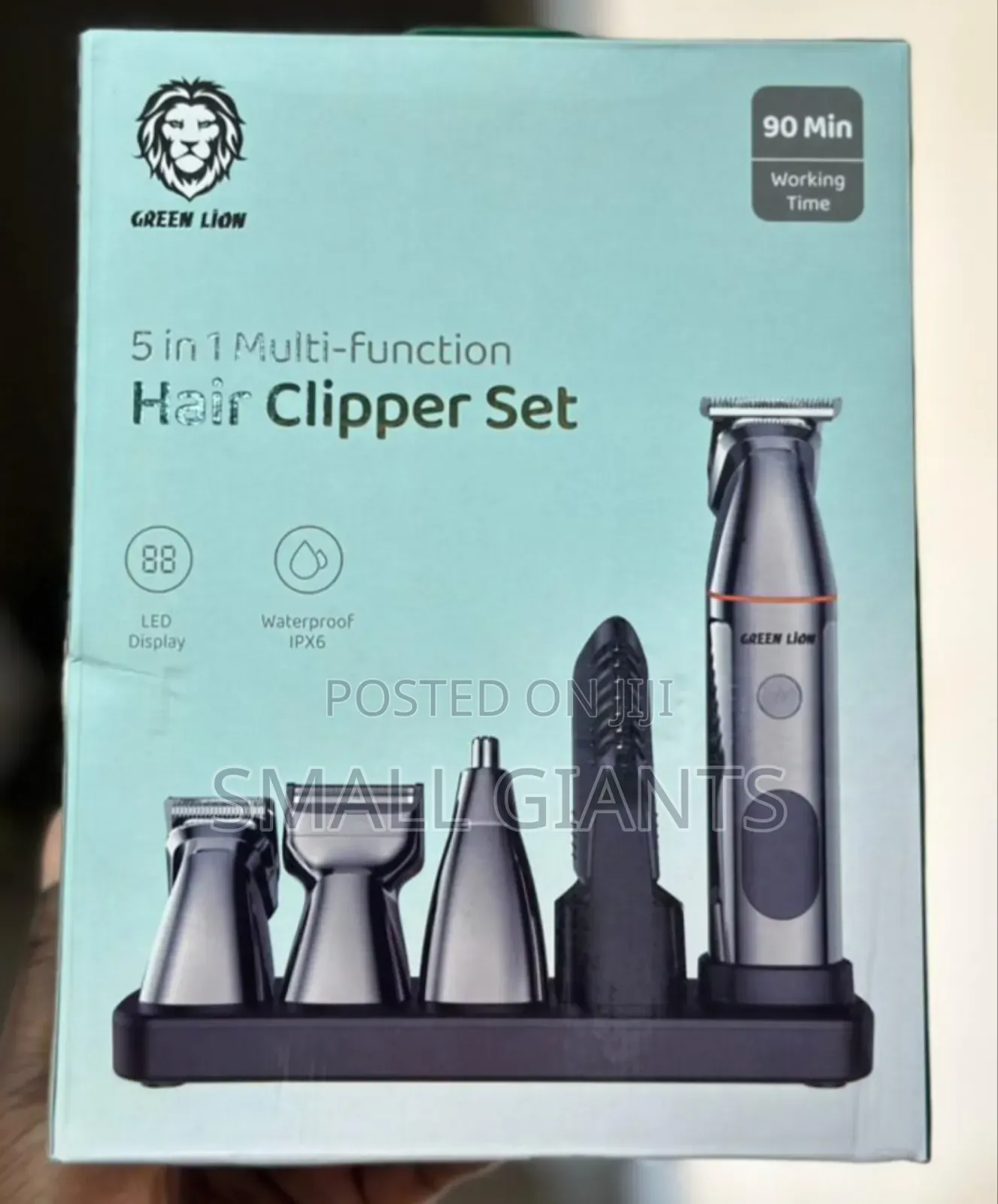 Green Lion 5 in 1 Multi-Function Hair Clipper Set