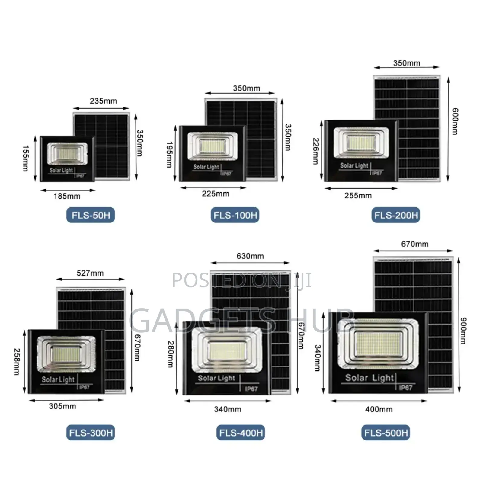 Solar Street Light 300w Outdoor LED
 Light Super Bright