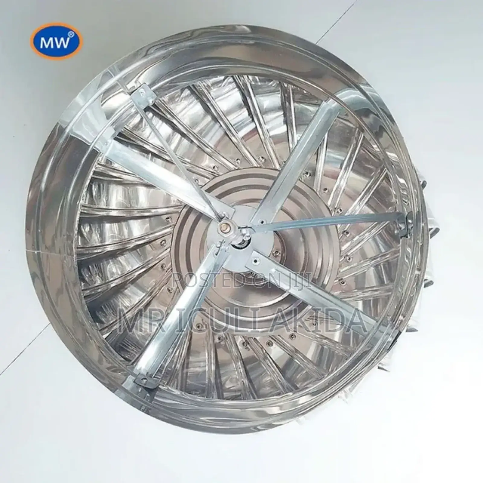 200mm Steel Roof Auto-Ventlator Exhaust Fan Turbine Cyclone