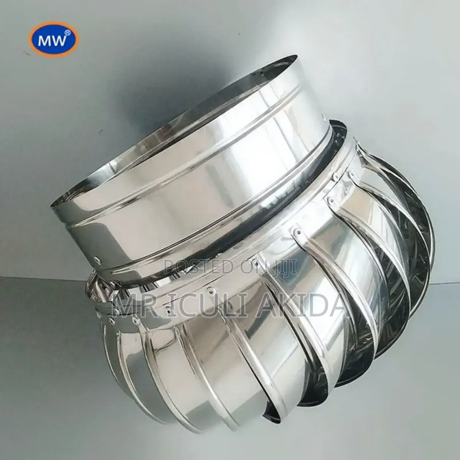 200mm Steel Roof Auto-Ventlator Exhaust Fan Turbine Cyclone