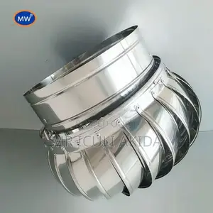 200mm Steel Roof Auto-Ventlator Exhaust Fan Turbine Cyclone