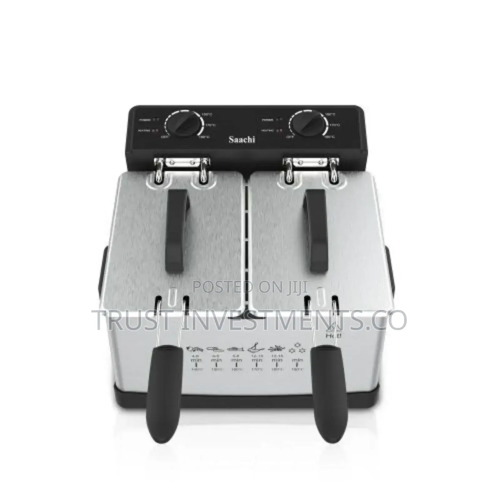 Saachi 6 Litre Automatic Commercial 3L+3L Double Deep Fryer