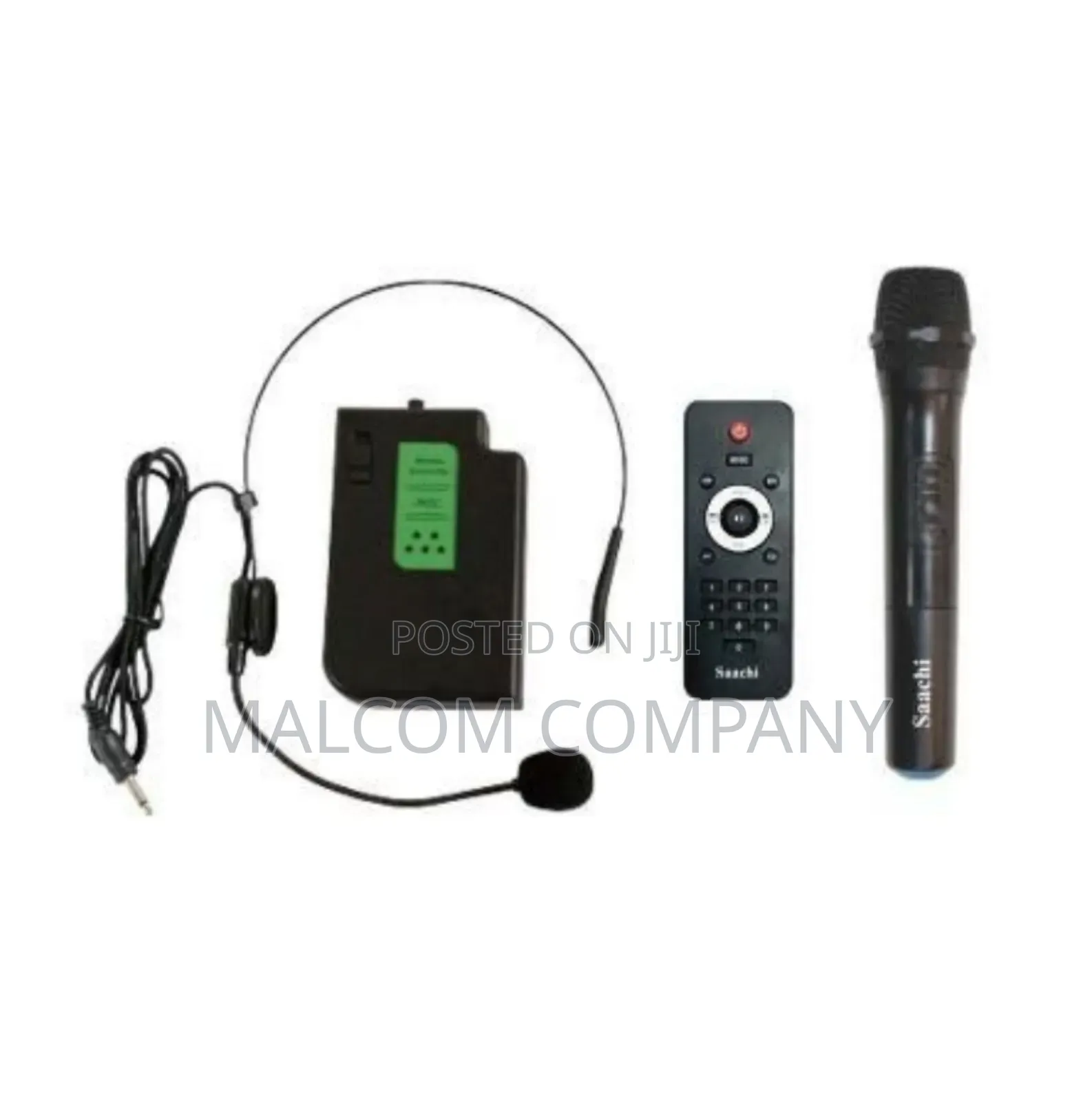 Saachi Outdoor Trolly Speaker Bluetooth/Fm With Wireless Mic
