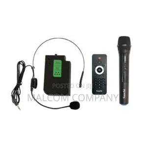 Saachi Outdoor Trolly Speaker Bluetooth/Fm With Wireless Mic