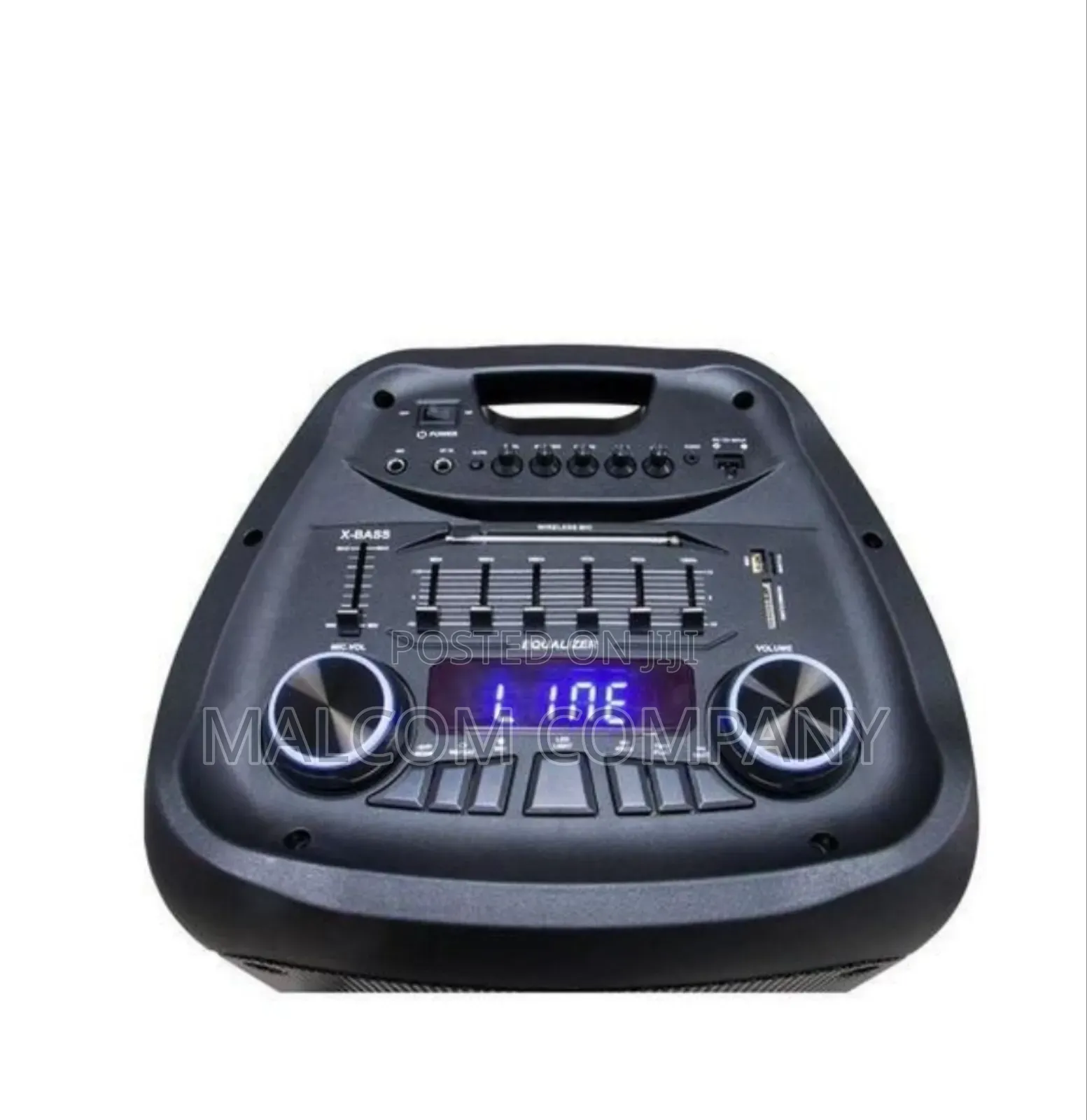 Saachi Outdoor Trolly Speaker Bluetooth/TFM/ Wireless Mic