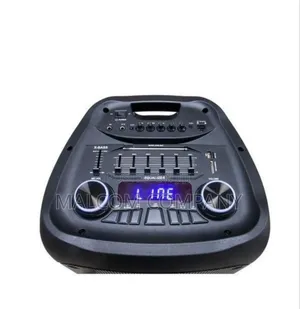 Saachi Outdoor Trolly Speaker Bluetooth/TFM/ Wireless Mic