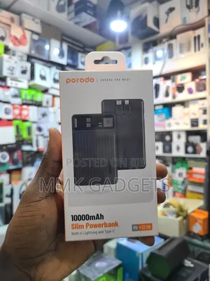 Porodo 10000mah Slim Power Bank