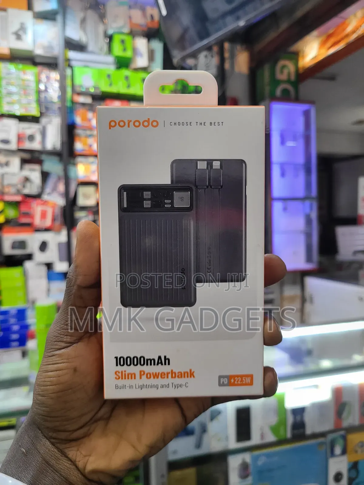 Porodo 10000mah Slim Power Bank