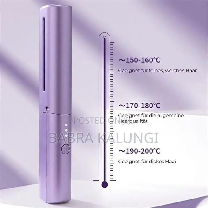 2 in 1 Anti-Scald Rechargeable Beard Straightener