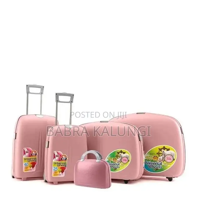5 Piece of Plastic Waterprof Travel Box Wheeled