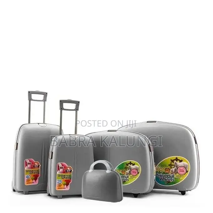 5 Piece of Plastic Waterprof Travel Box Wheeled