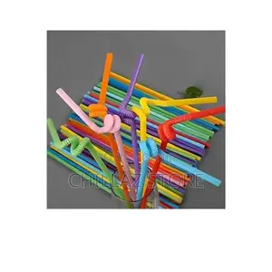 Flexible Disposable Jumbo Straws.