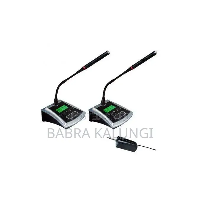 2 Piece Portable Dual Channel Conference Podium