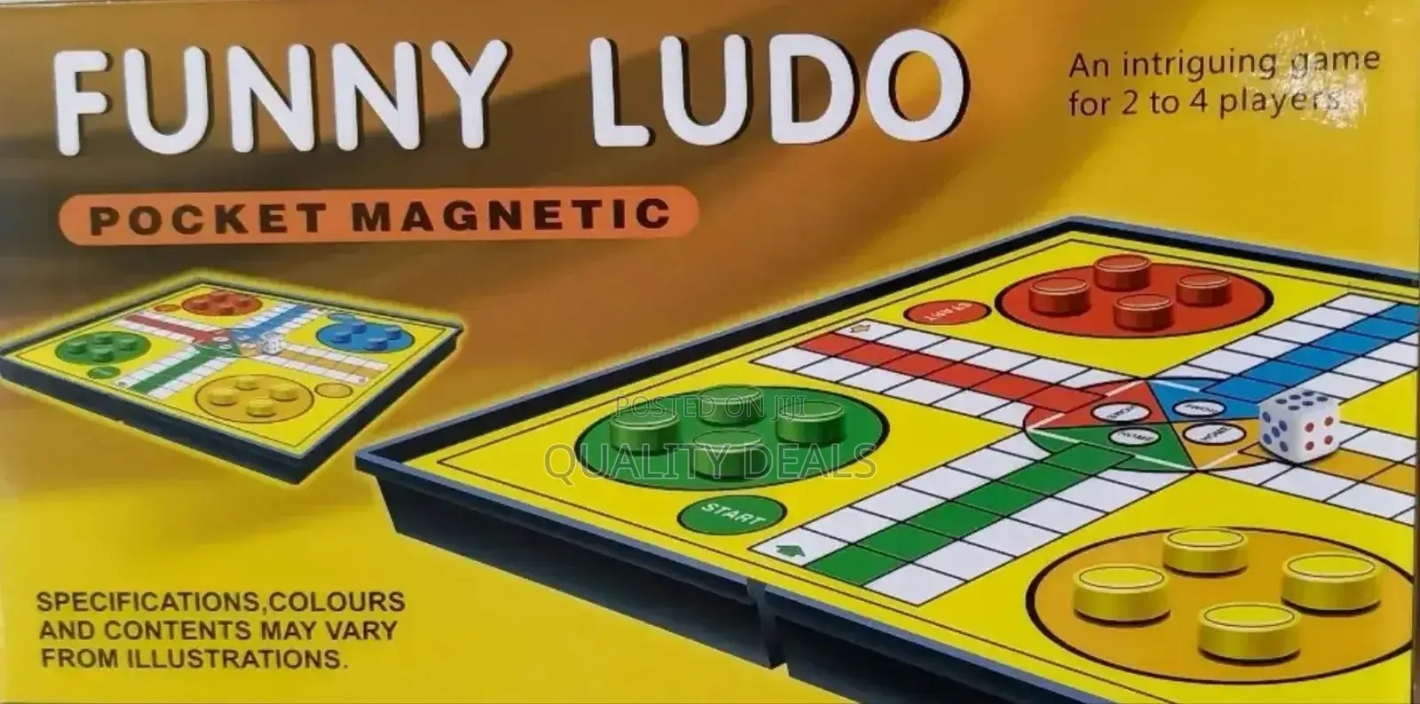 Portable Foldable Magnetic Ludo Game