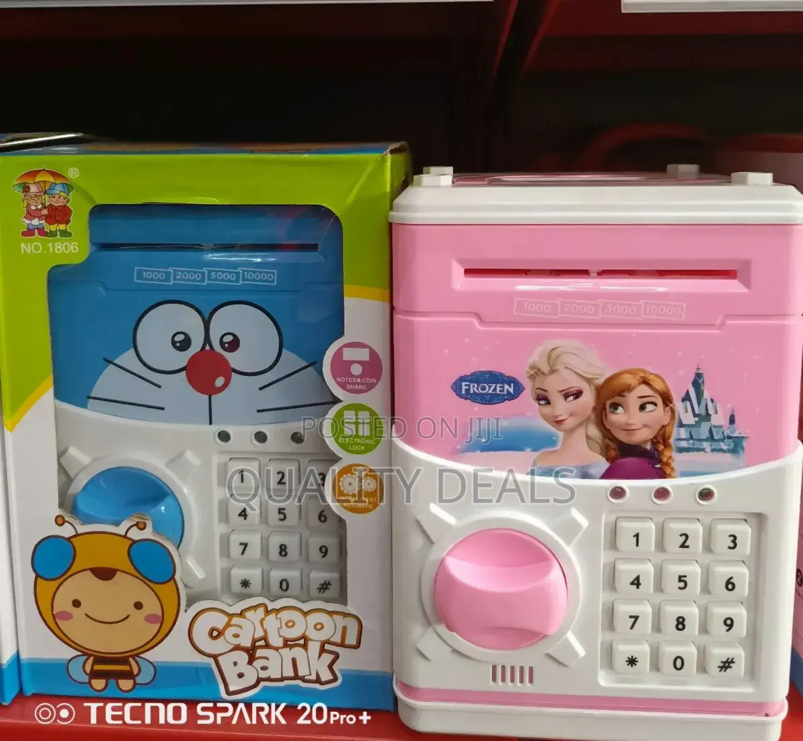 Kids ATM Savings Bank With Electronic Lock Piggy Bank