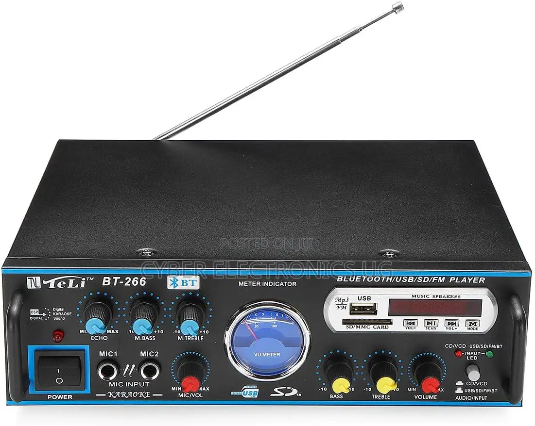 Bluetooth Hifi Audio Amplier With Remote FM/SD/MP3/USB