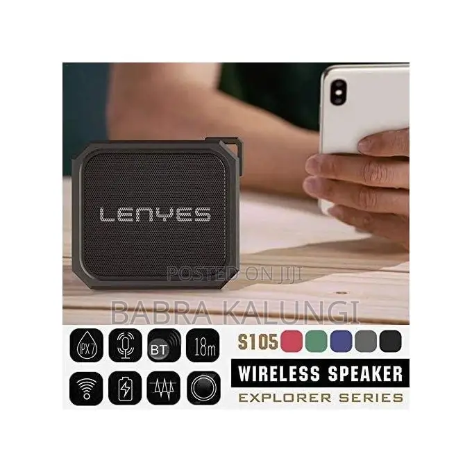 Lenyes Simple Portable Wireless Bluetooth Stereo Speaker