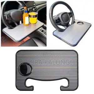 Portable Steering Wheel Dining Table Car Notebook