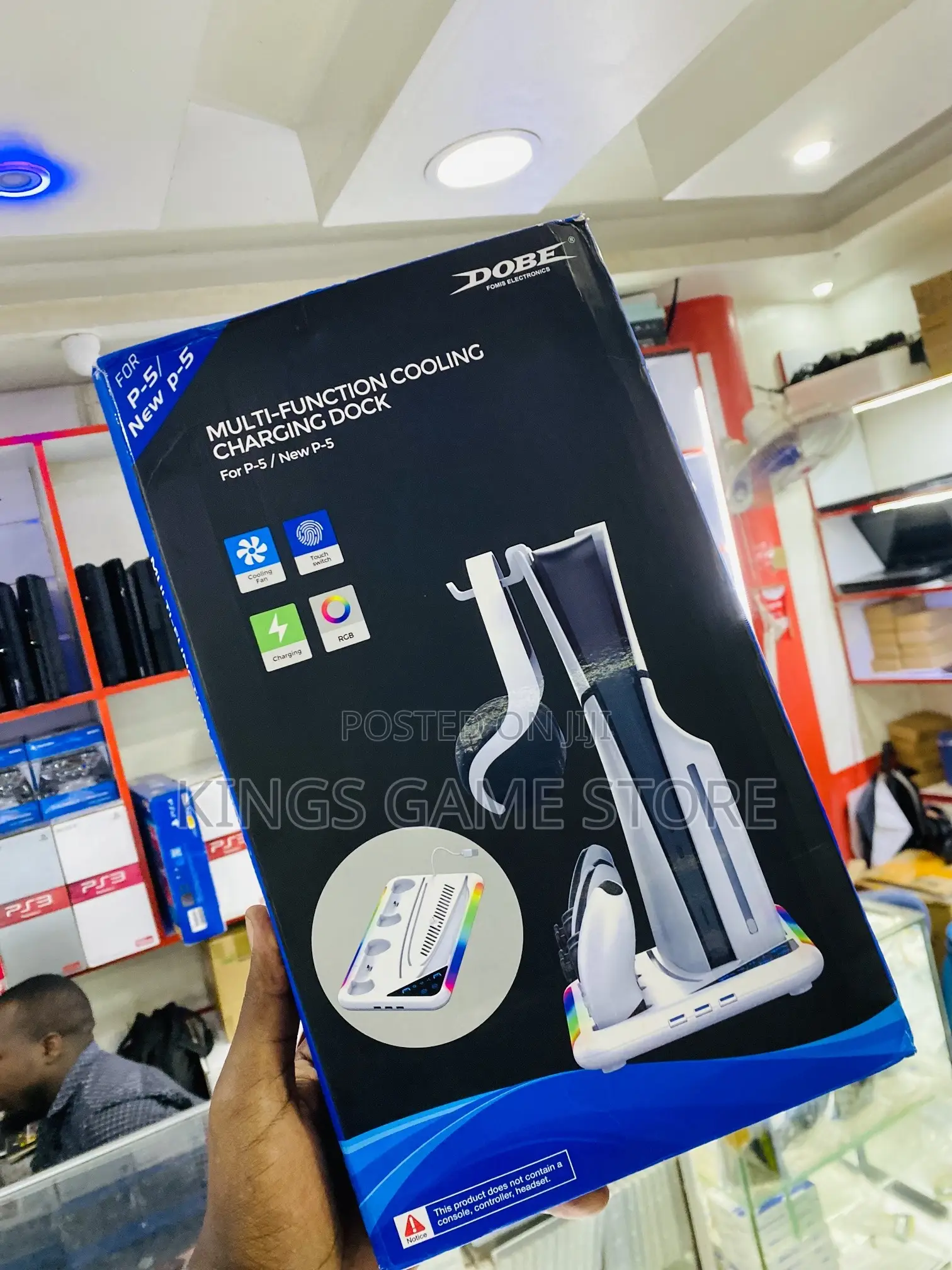 Multi Fuction Ps5 Cooling Stand