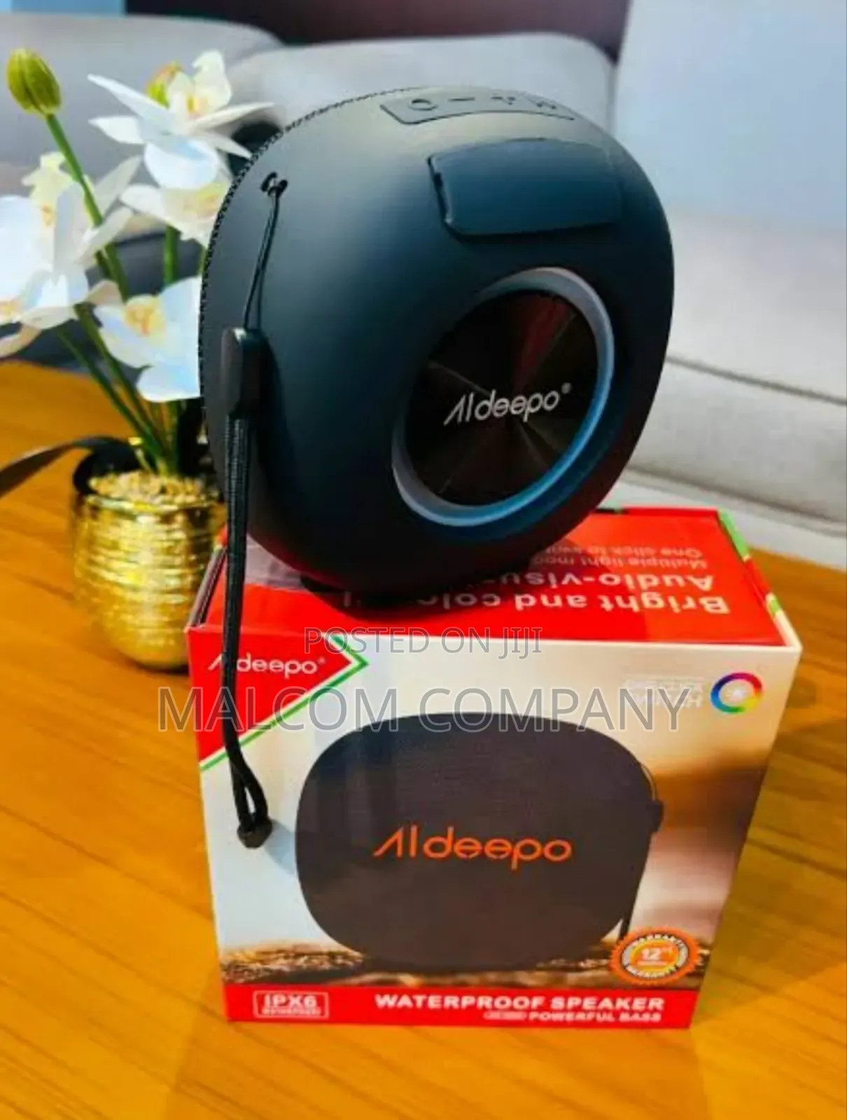 Aldeepo Speaker With Clear Sound Dynamic Design and 15hours.
