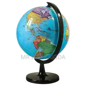 School Education 3600 Spin Rotating World Globe Map