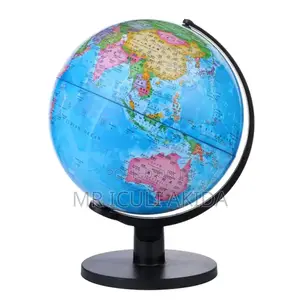 School Education 3600 Spin Rotating World Globe Map