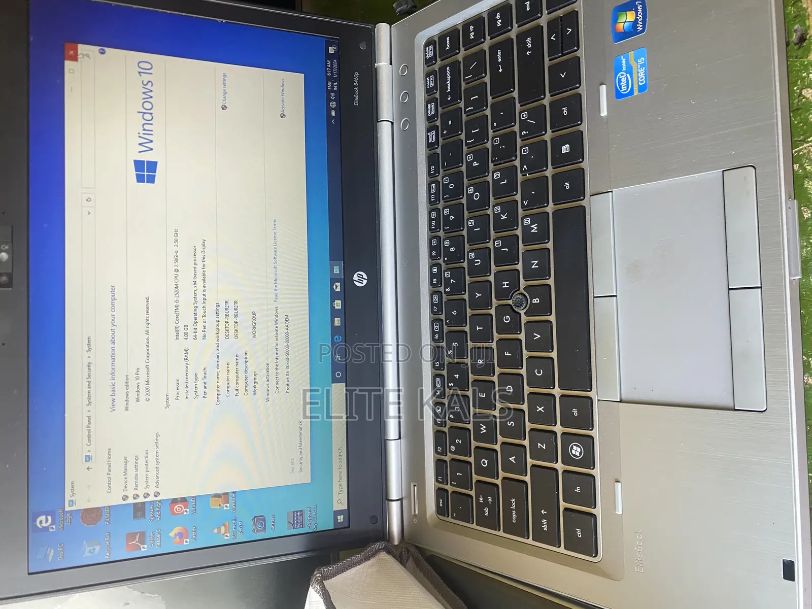 Laptop HP EliteBook 8460P 4GB Intel Core I5 HDD 250GB