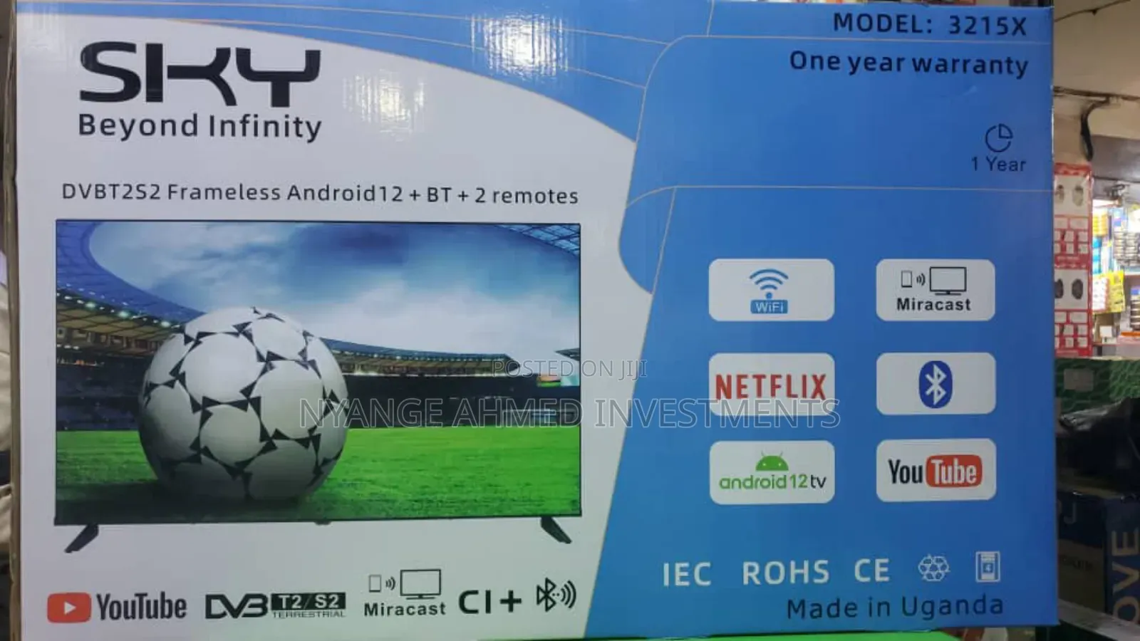Tv Set. Sky Smart Television.