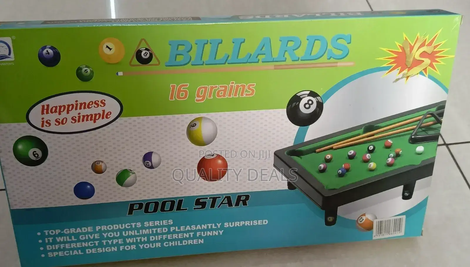 Mini Table Top Pool Set Billiards