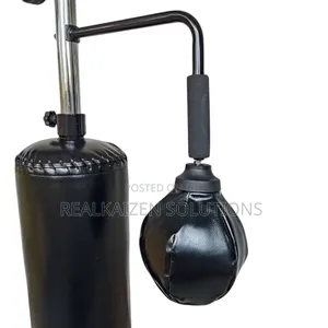 Adjustable Height 360 Spinning Reflex M/Arts Punching Bag