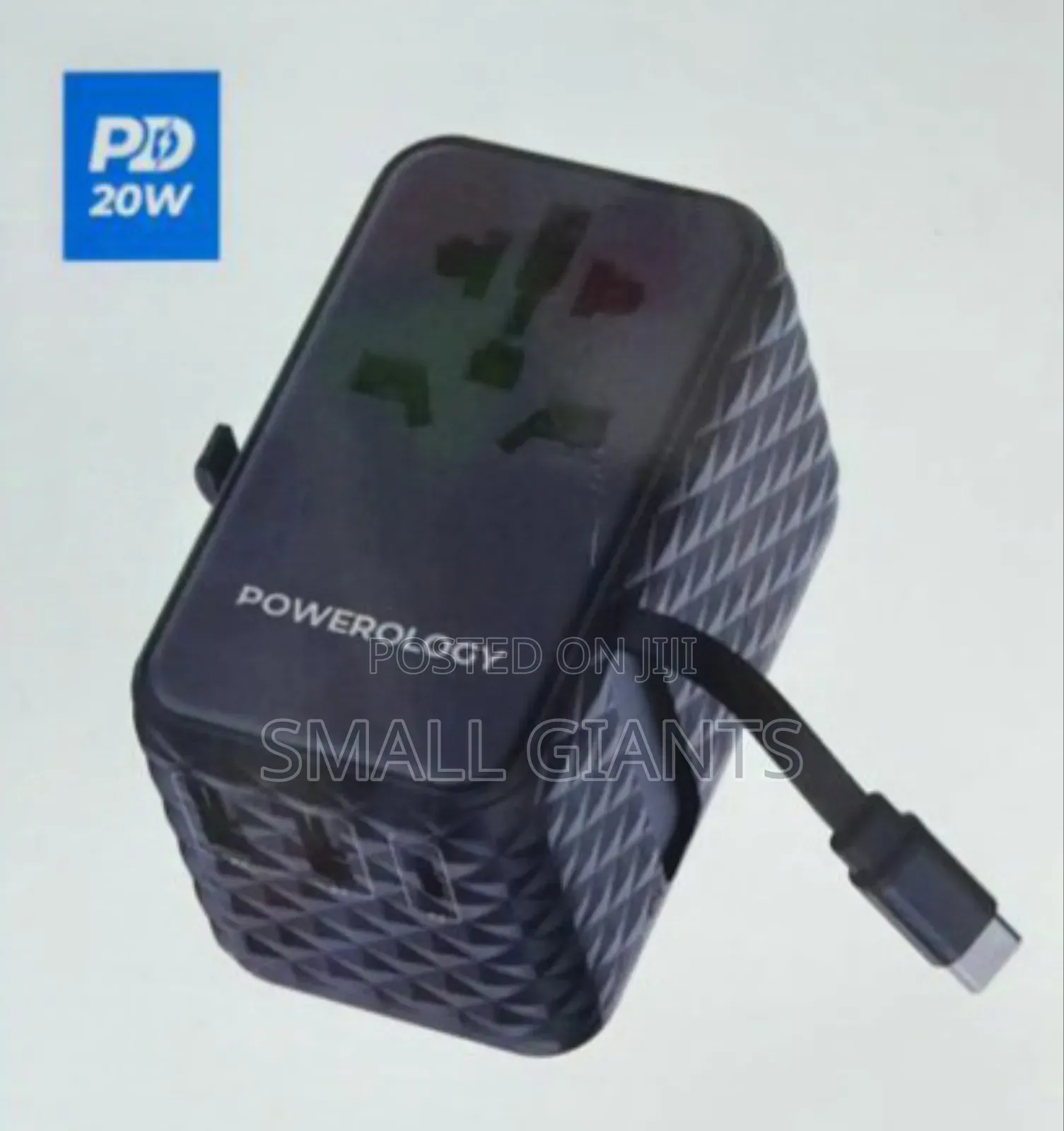 Powerology Gan Universal Charger (20W PD)