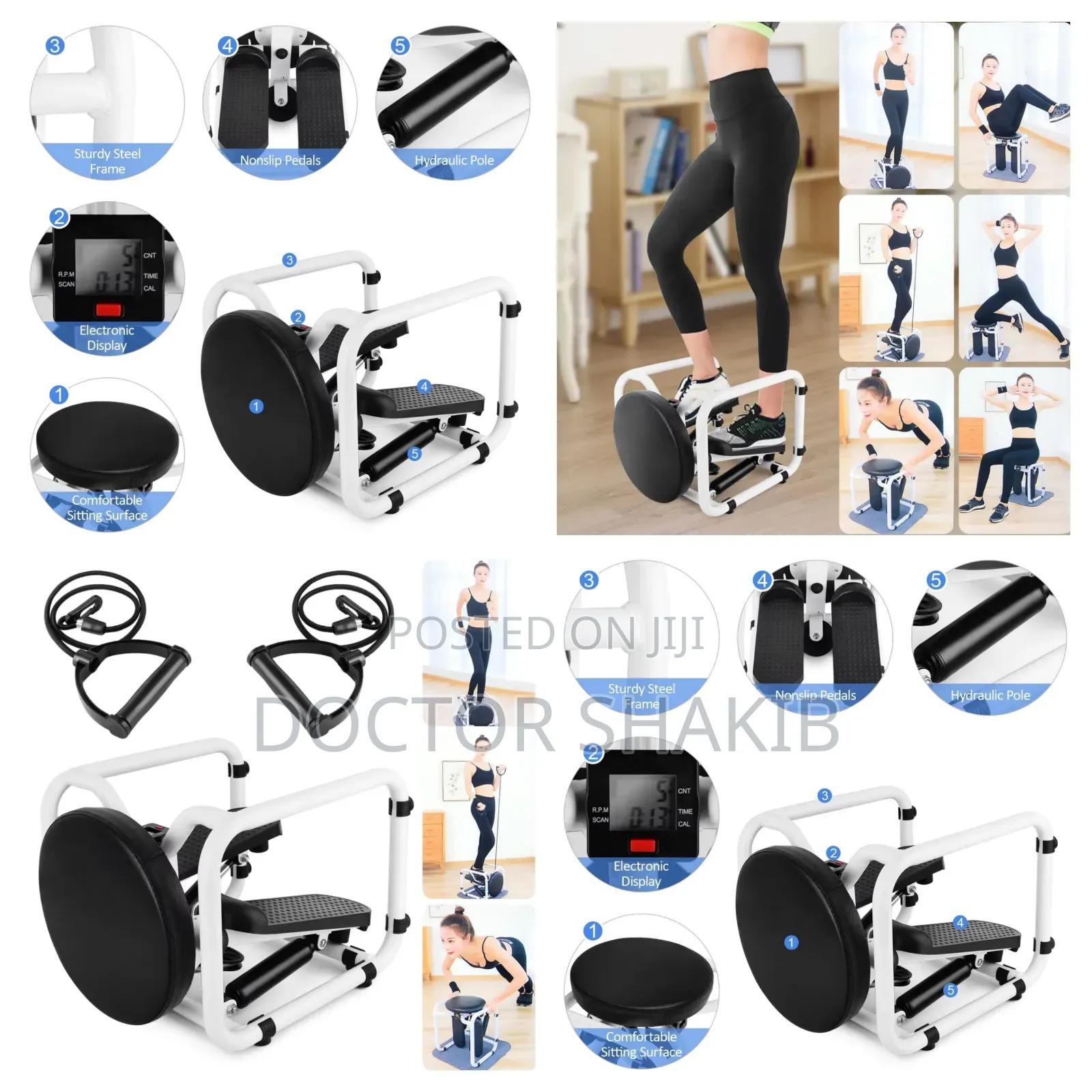 New Unique Multifunctional Fitness Stepper