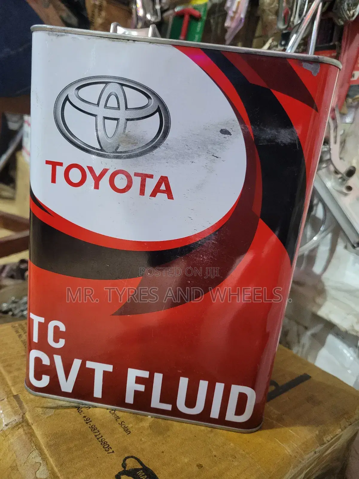 CVT FLUID for Toyota. 4 Littles Per Tin.