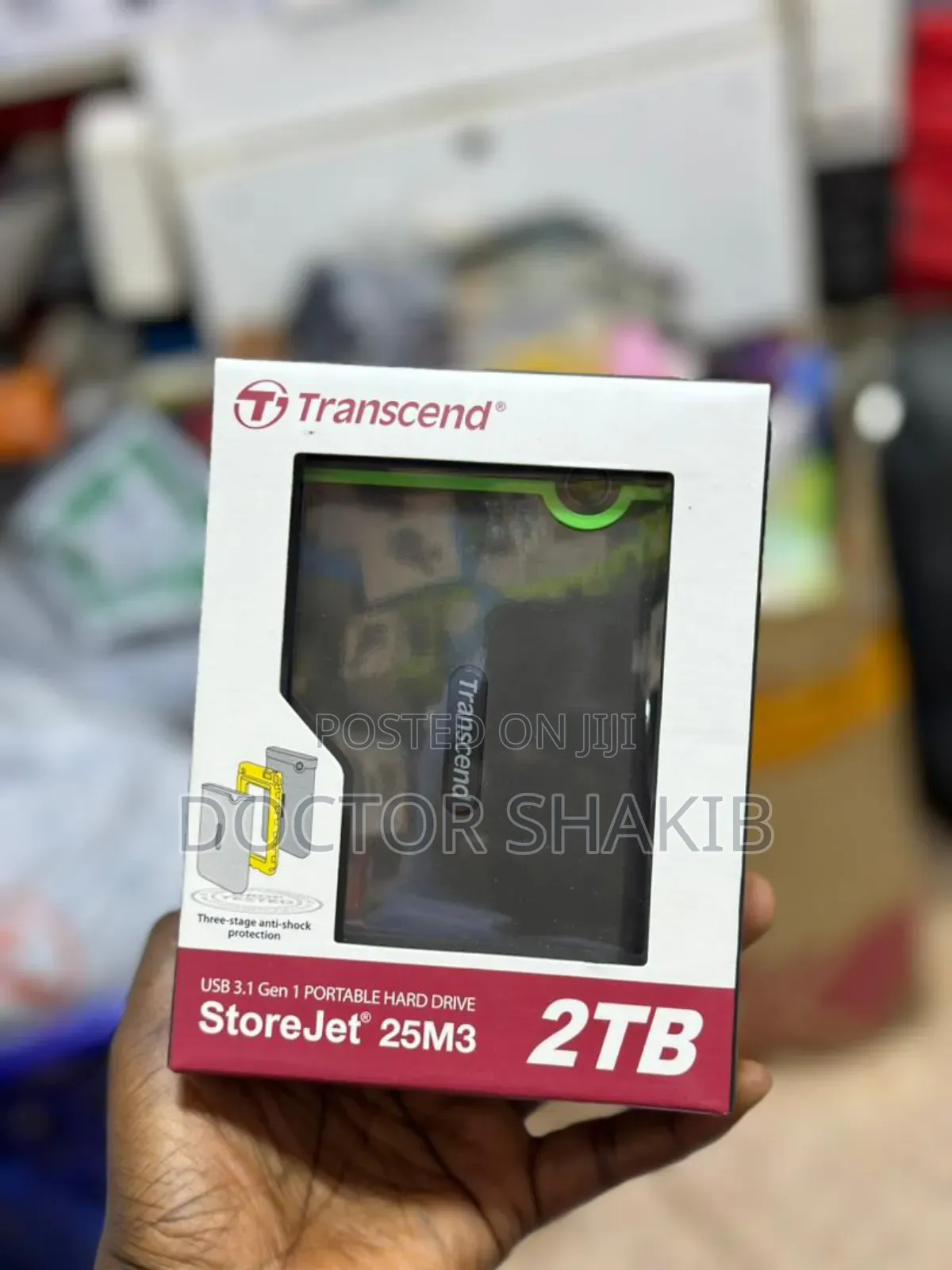 New Durable Transcend Portable Hard Drive