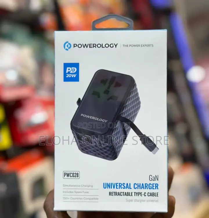 Powerology Gan Universal Charger (20W PD)