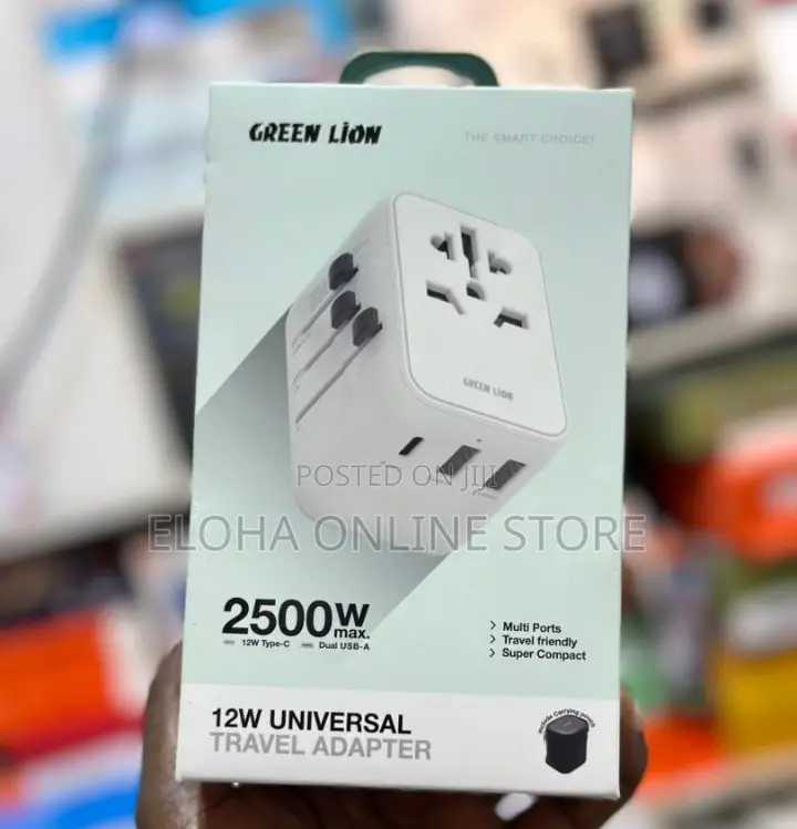 Green Lion 12W Universal Travel Adapter