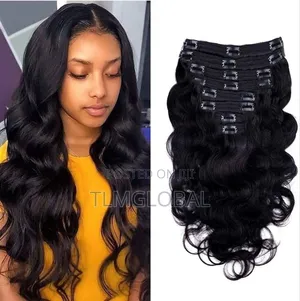 10" Clip In Body Wave Straight Hair Wig Extensions 120g